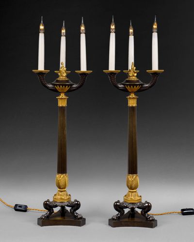 Three Light Candelabra