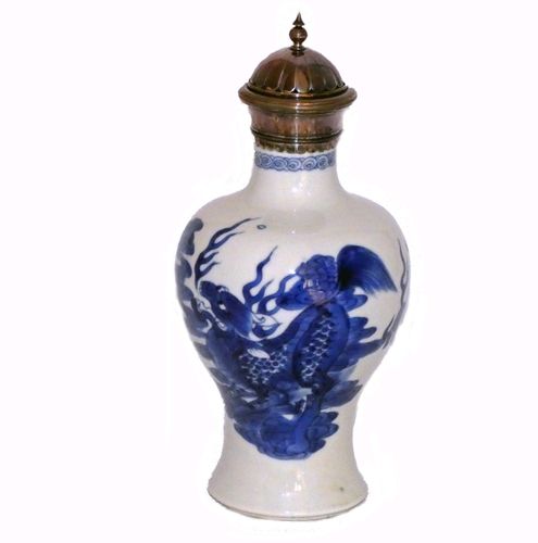 kangxi Blue and White Baluster Vase