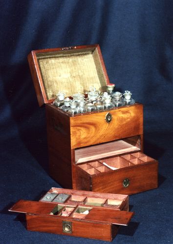 Regency Mahogany Fitted Military Apothecary’s Box