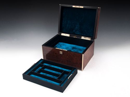 Burr Walnut Jewelry Box