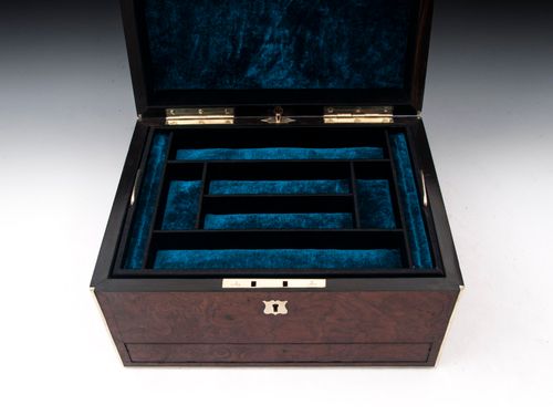 Burr Walnut Jewelry Box