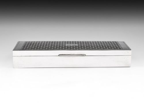 Art Deco Silver Cigar Box