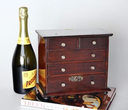 Antique Miniature Chest of Drawers Money Box