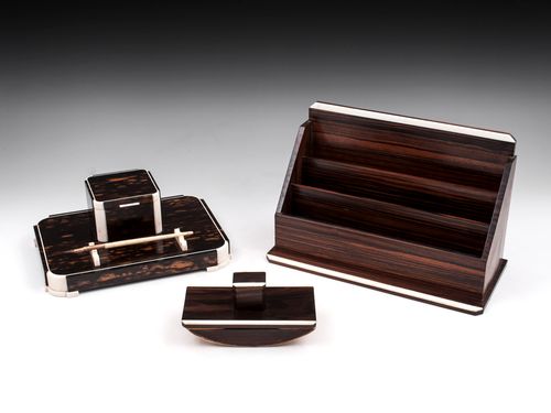 Art Deco Coromandel Desk Set