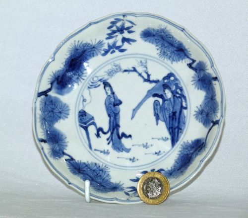 Kangxi Blue and White Porcelain Plate