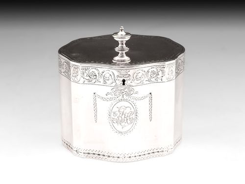 Sterling Silver Tea Caddy