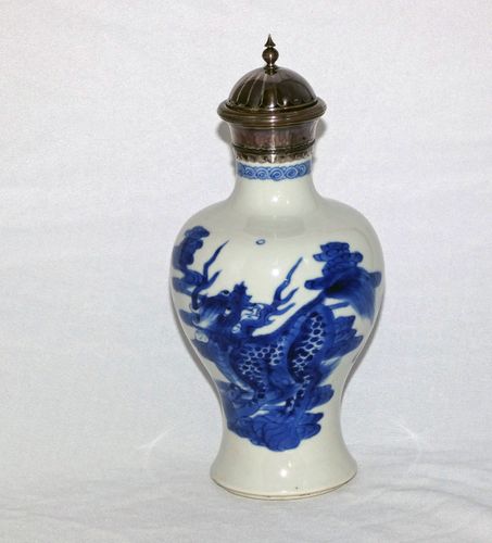 kangxi Blue and White Baluster Vase