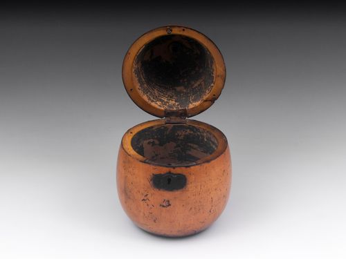 Pear Antique Tea Caddy