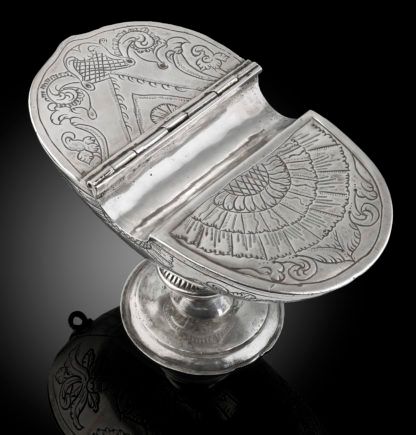 A rare Silver Incense Boat Spanish Colonial c.1680