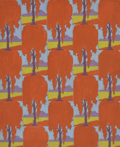 Marie Palmer-Smith - Weeping Tree - gouache