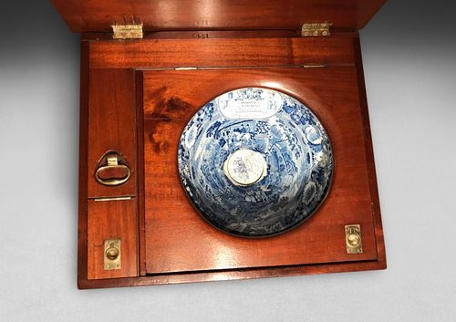 Regency Mahogany Cased Patented Flushing Toilet
