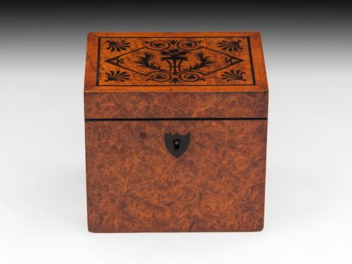 Amboyna Tea Caddy