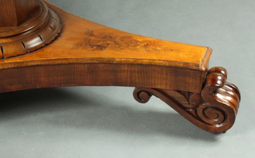 Antique satinwood centre table