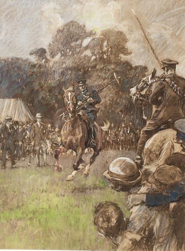 Gilbert Holiday - Tent Pegging