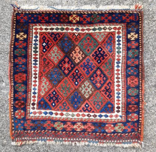 19th-century Kurdish Jaf Bag Face