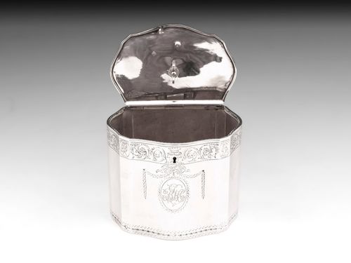 Sterling Silver Tea Caddy
