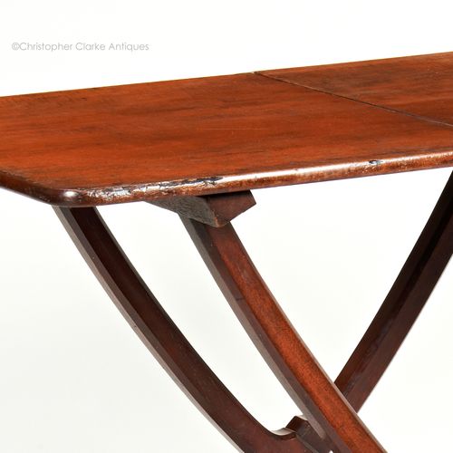 Folding Mahogany Coaching Table