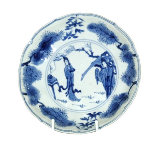 Kangxi Blue and White Porcelain Plate