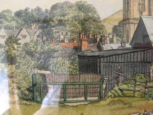 Randolph Schwabe - Chickens, Cerne Abbas