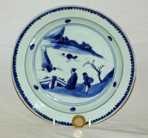 Ming Dynasty Blue and White Ko-sometsuke Plate