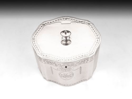 Sterling Silver Tea Caddy