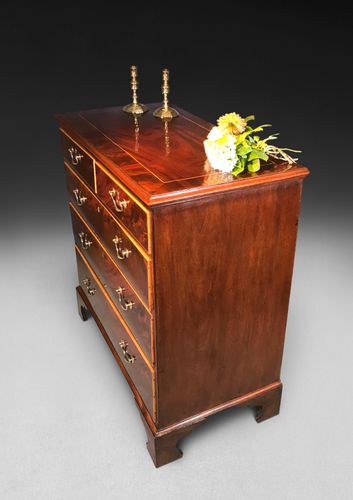 George III Mahogany Straight fronted Chest of Drawers