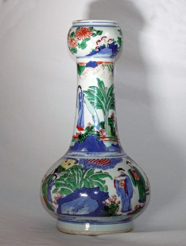 Chinese Transitional Wucai Jar