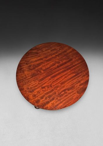 Regency Mahogany Circular Wine Table