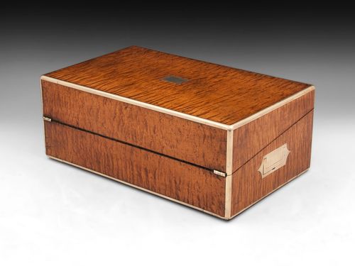 Antique Maple Writing Box