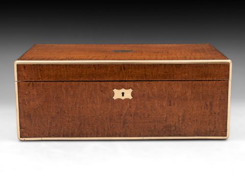 Antique Maple Writing Box