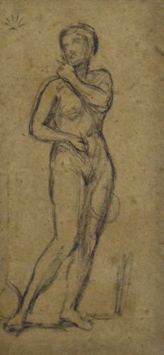 Albert Joseph Moore - Study for Battledore & Shuttlecock