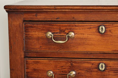Antique Georgian Pine Enclosed Dresser/Sideboard