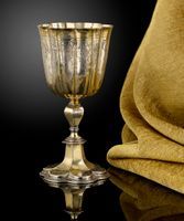 A fine Silver gilt wine cup, German or Swiss c.1630