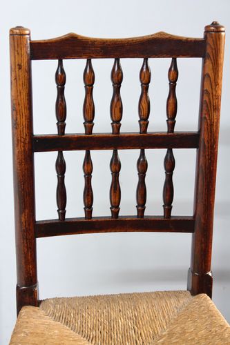 Set 6 19th Century Spindle Back Chairs V291