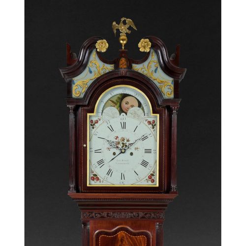 George III Mahogany Longcase Clock by Barwise