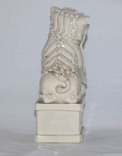 Kangxi Blanc de Chine Dog of Fo