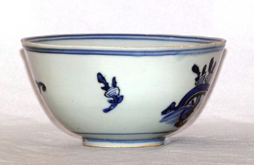 Ming Blue and White Porcelain Bowl