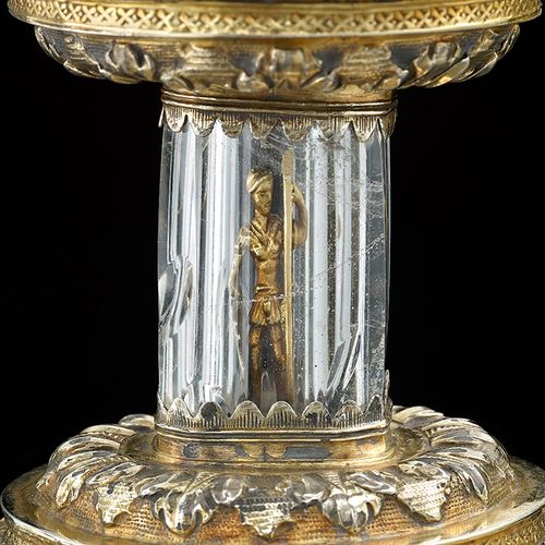 Antique Silver Gilt Standing Salt English 1550