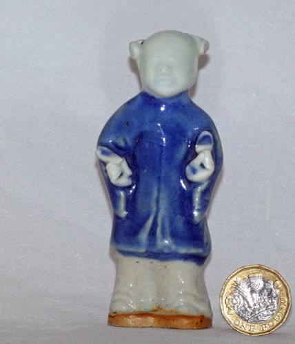 Yongzheng biscuit Porcelain Figure