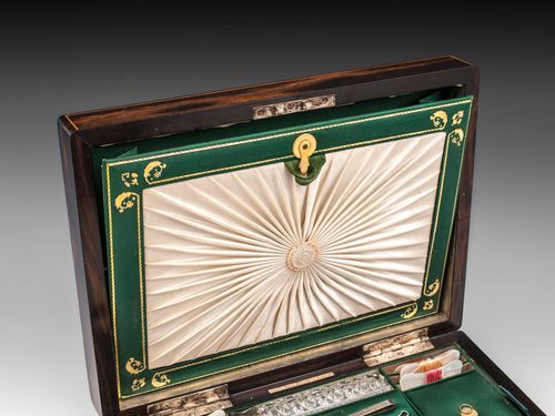 Antique Coromandel Sewing Box