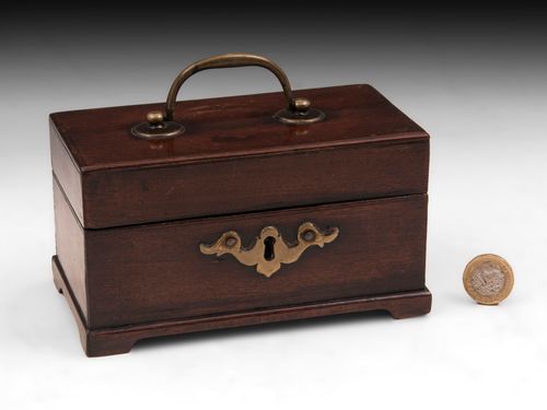 Miniature Antique Tea Caddy