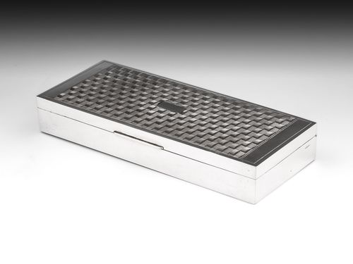 Art Deco Silver Cigar Box