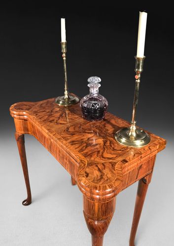 George I Period Walnut Card Table