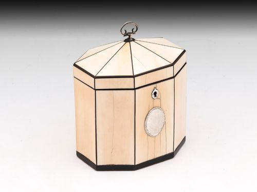Antique Ivory Tea Caddy