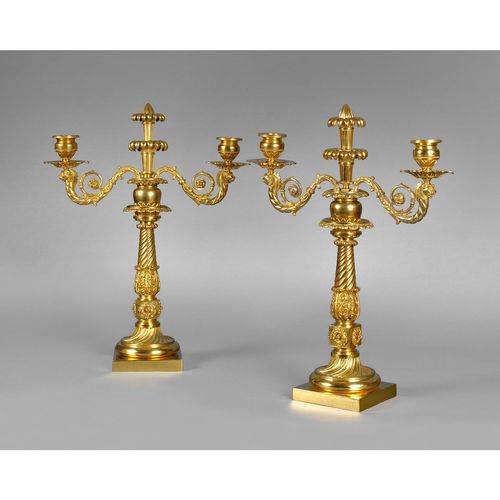 Pair of Regency Ormulu Candelabra