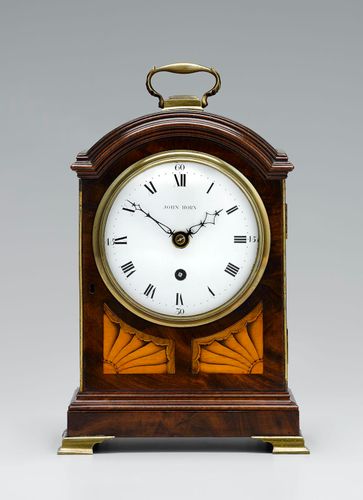 John Horn mahogany mantel clock