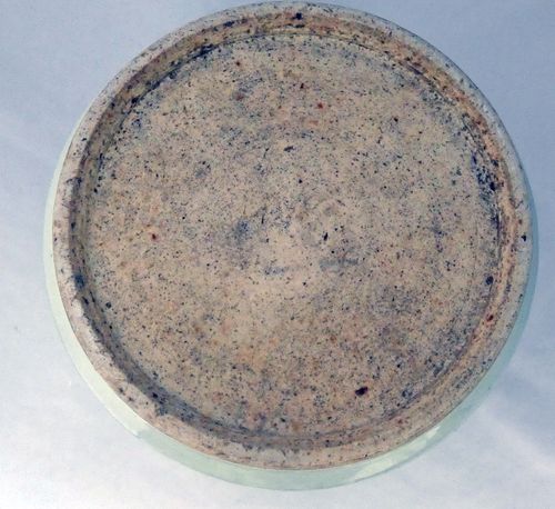 Chinese Blue and White 19th Century Brush Pot / Bitong