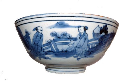 Ming -Wanli -Blue and White Porcelain Chinese Bowl