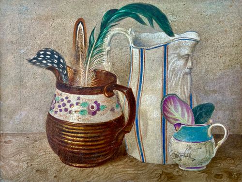 Maxwell Armfield - Glaxy in Wales - tempera