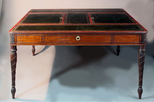 Fine George III Mahogany Partners Writing Table